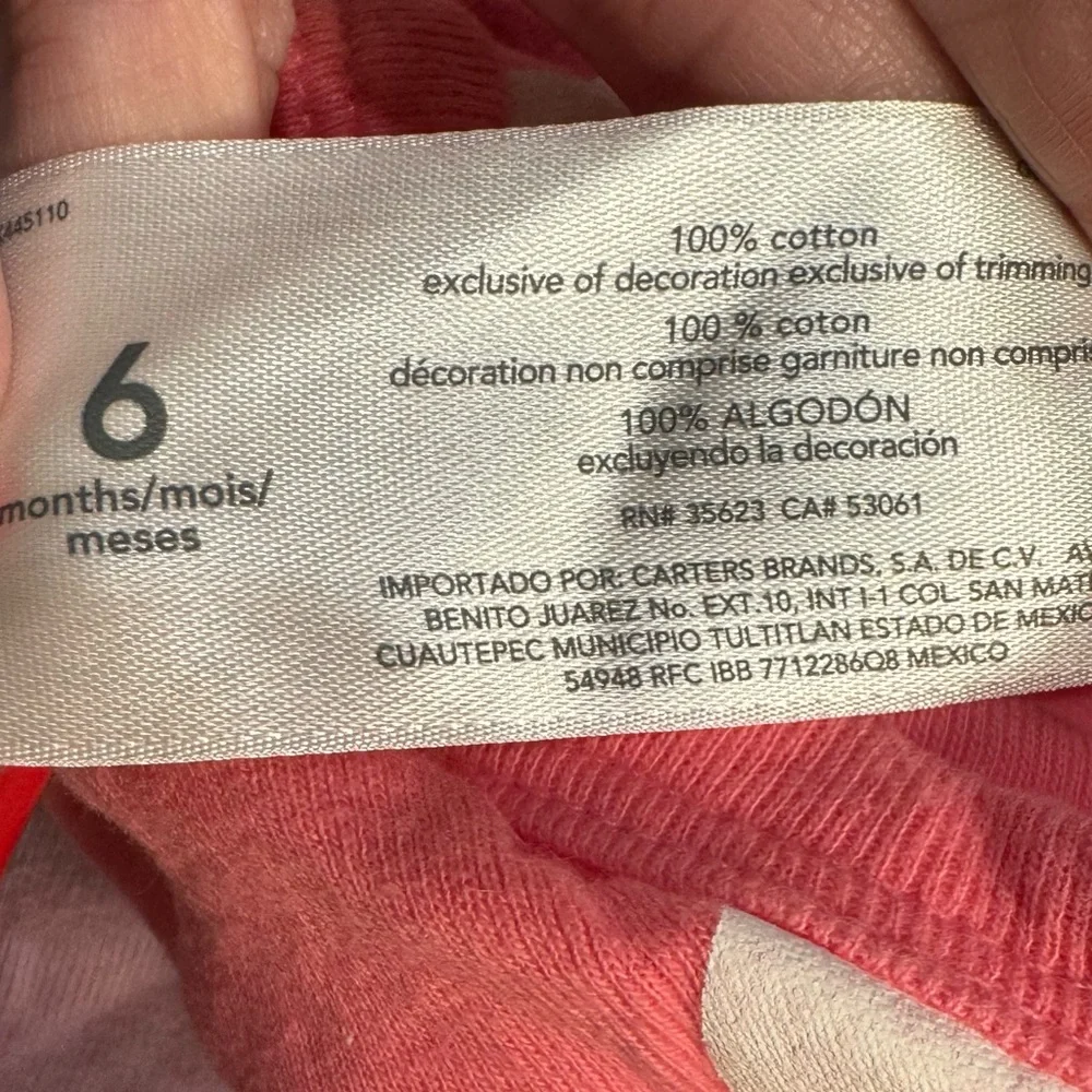 CARTER’S BABY GIRL BODYSUIT TANK SET - Picture 6 of 7